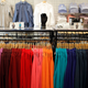 Multicolored sweat shirts hang inside of an American Apparel store in New York April 1, 2011. Clothing chain American Apparel, known for racy advertising and its founder's legal problems, may file for bankruptcy if it does not get enough money to keep running, and might even have to liquidate, the company said.